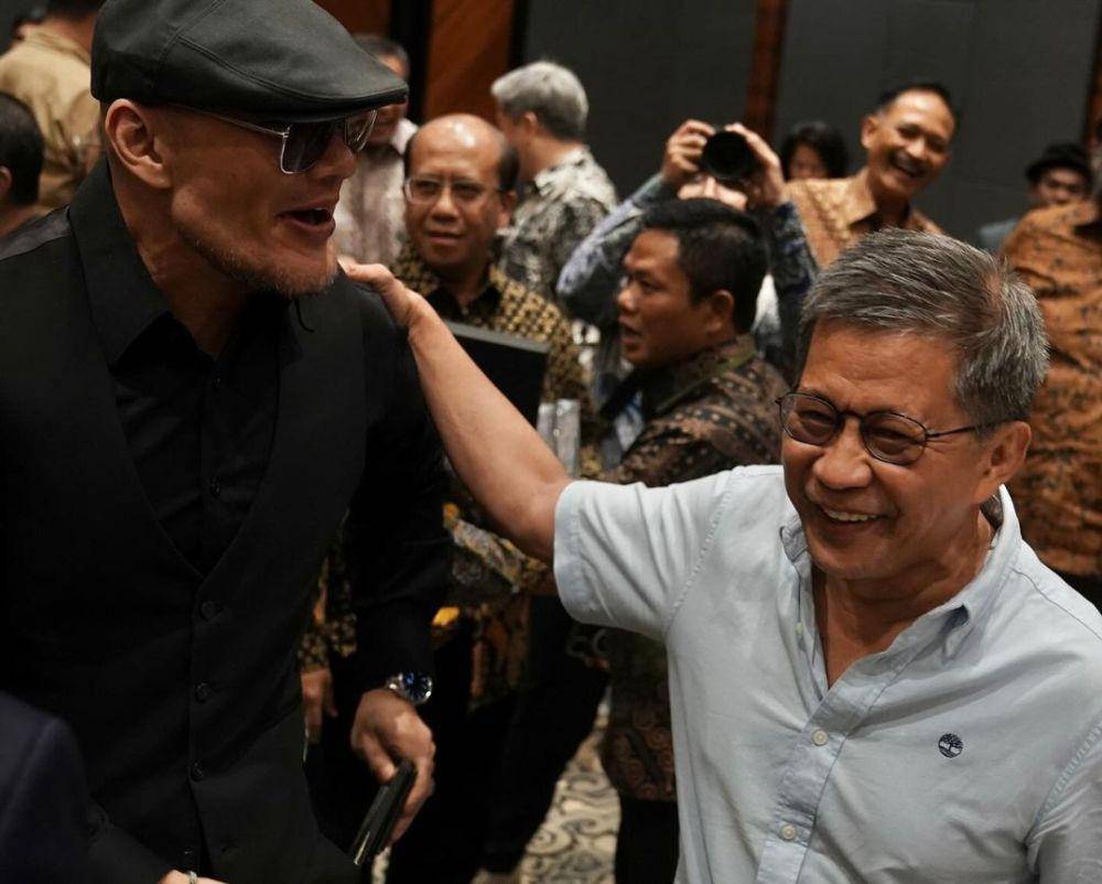Deddy Corbuzier di ulang tahun Luhut Pandjaitan (instagram.com/mastercorbuzier)