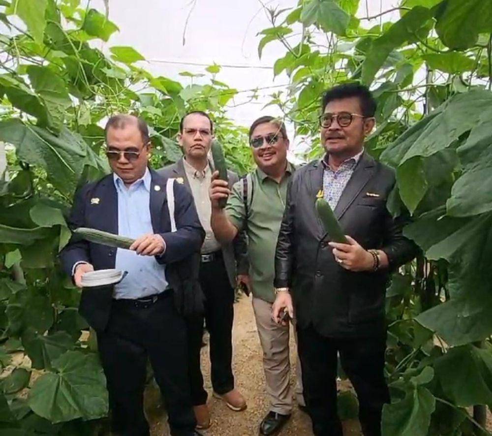 Menteri Pertanian (Mentan), Syahrul Yasin Limpo bertemu dengan Menteri Pertanian Spanyol Luis Planas Puchades, Jumat (29/9/2023). (dok. Kementan)