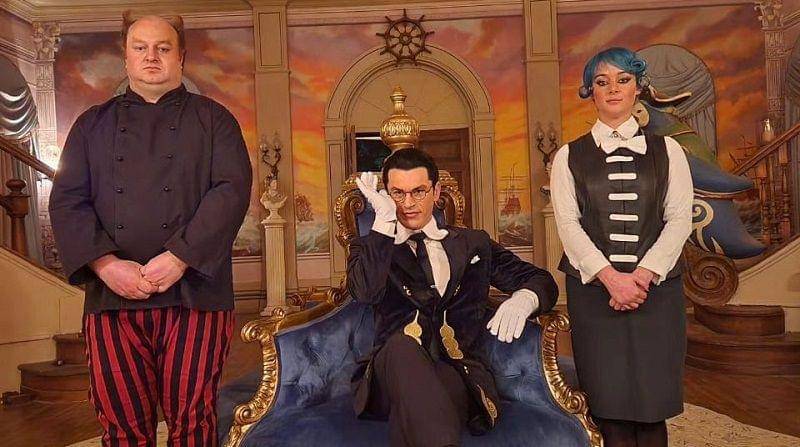 Foto behind the scene Buchi, Kuro, dan Sham. (twitter.com/OP_Netflix_Fan)