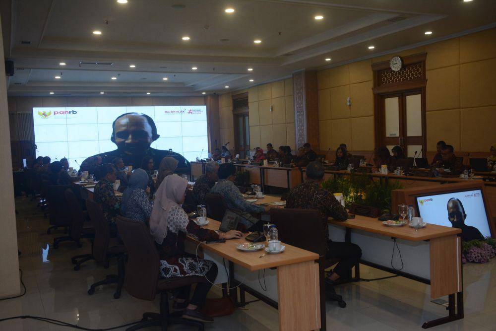 Evaluasi Implementasi SAKIP Pemda DIY Tahun 2023 oleh Kementerian PAN & RB RI, di Kompleks Kepatihan Yogyakarta, Jumat (29/9/2023). (Dok. Istimewa)