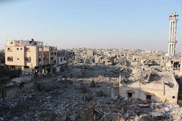 Situasi di sekitar wilayah Jalur Gaza (Sumber: pixabay.com/hosnysalah-10285169)