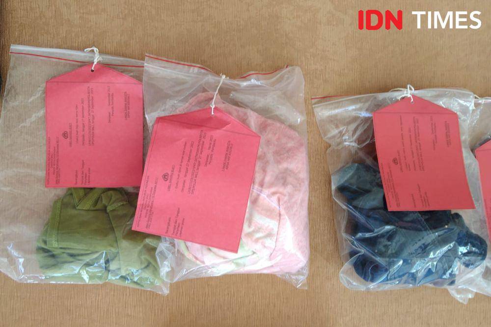 Barang bukti tindak pidana pemerkosaan di Kuta Selatan (IDN Times/Ayu Afria)