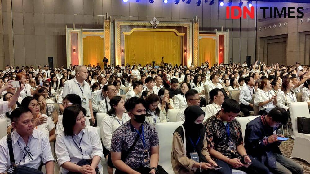 Kegiatan Wahana Negara Raharja Majelis Nichiren Shoshu Buddha Dharma Indonesia. (IDN Times/Larasati Rey)
