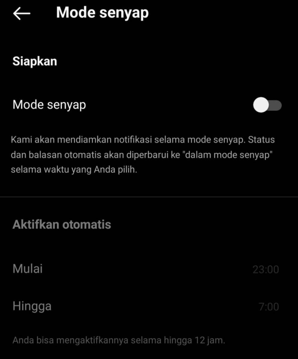 Ilustrasi mengaktifkan mode senyap Instagram. Dok pribadi/Reyvan Maulid