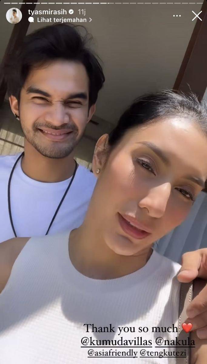 potret honeymoon Tyas Mirasih dan Tengku Tezi (Instagram.com/tyasmirasih)