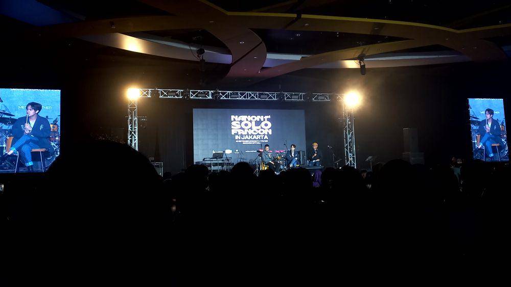 Nanon Korapat di acara Nanon 1st Solo Fancon in Jakarta, Sabtu (30/9/2023) (dok. Pribadi/Ines Melia)