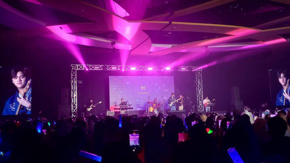 Nanon Korapat di acara Nanon 1st Solo Fancon in Jakarta, Sabtu (30/9/2023) (dok. Pribadi/Ines Melia)
