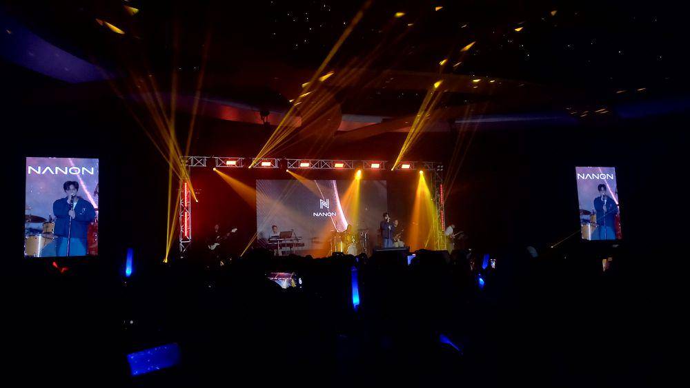 Nanon Korapat di acara Nanon 1st Solo Fancon in Jakarta, Sabtu (30/9/2023) (dok. Pribadi/Ines Melia)