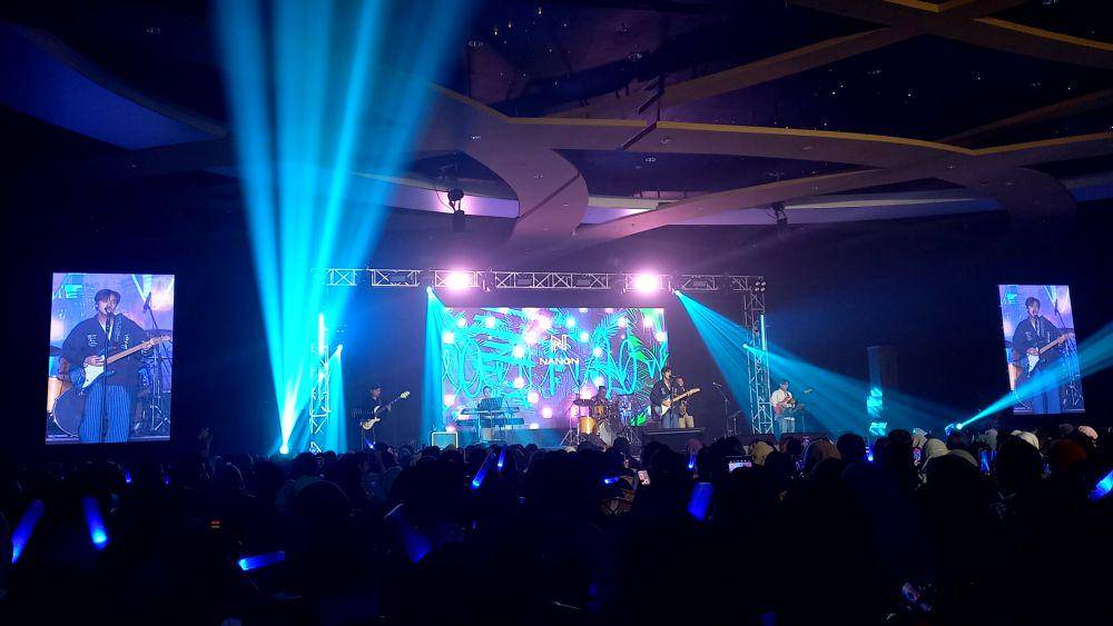 Nanon Korapat di acara Nanon 1st Solo Fancon in Jakarta, Sabtu (30/9/2023) (dok. Pribadi/Ines Melia)