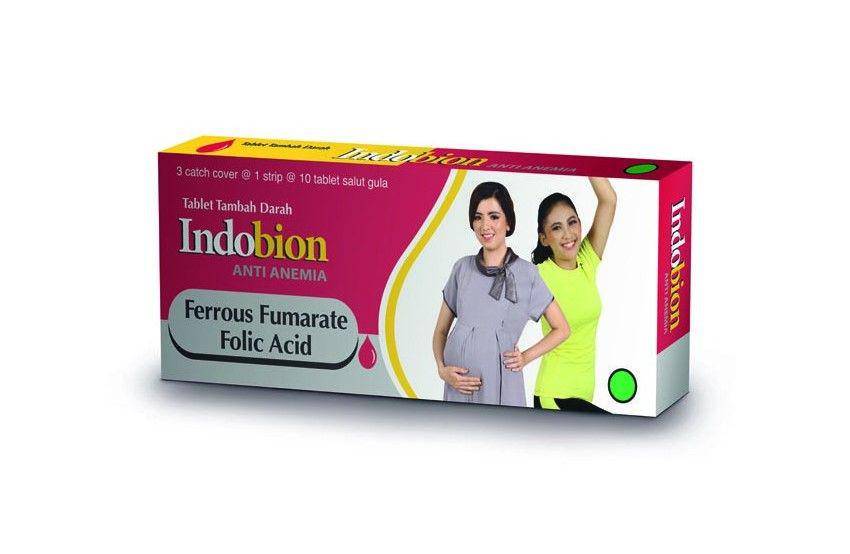 Suplemen Indobion Anti Anemia. (shopee.co.id)