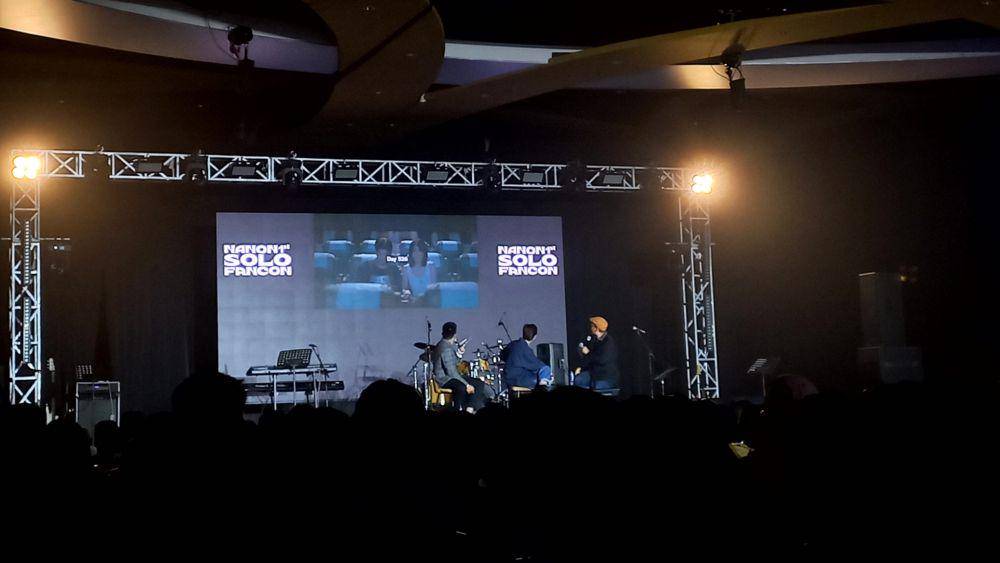 Nanon Korapat di acara Nanon 1st Solo Fancon in Jakarta, Sabtu (30/9/2023) (dok. Pribadi/Ines Melia)