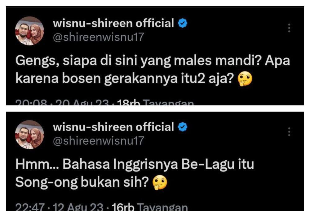 9 Pertanyaan Receh dan Kocak ala Teuku Wisnu, Bikin Bingung yang Jawab