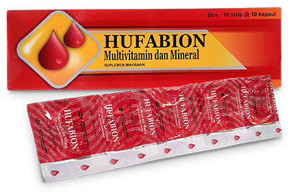 Multivitamin dan mineral Hufabion. (hufa.co.id)