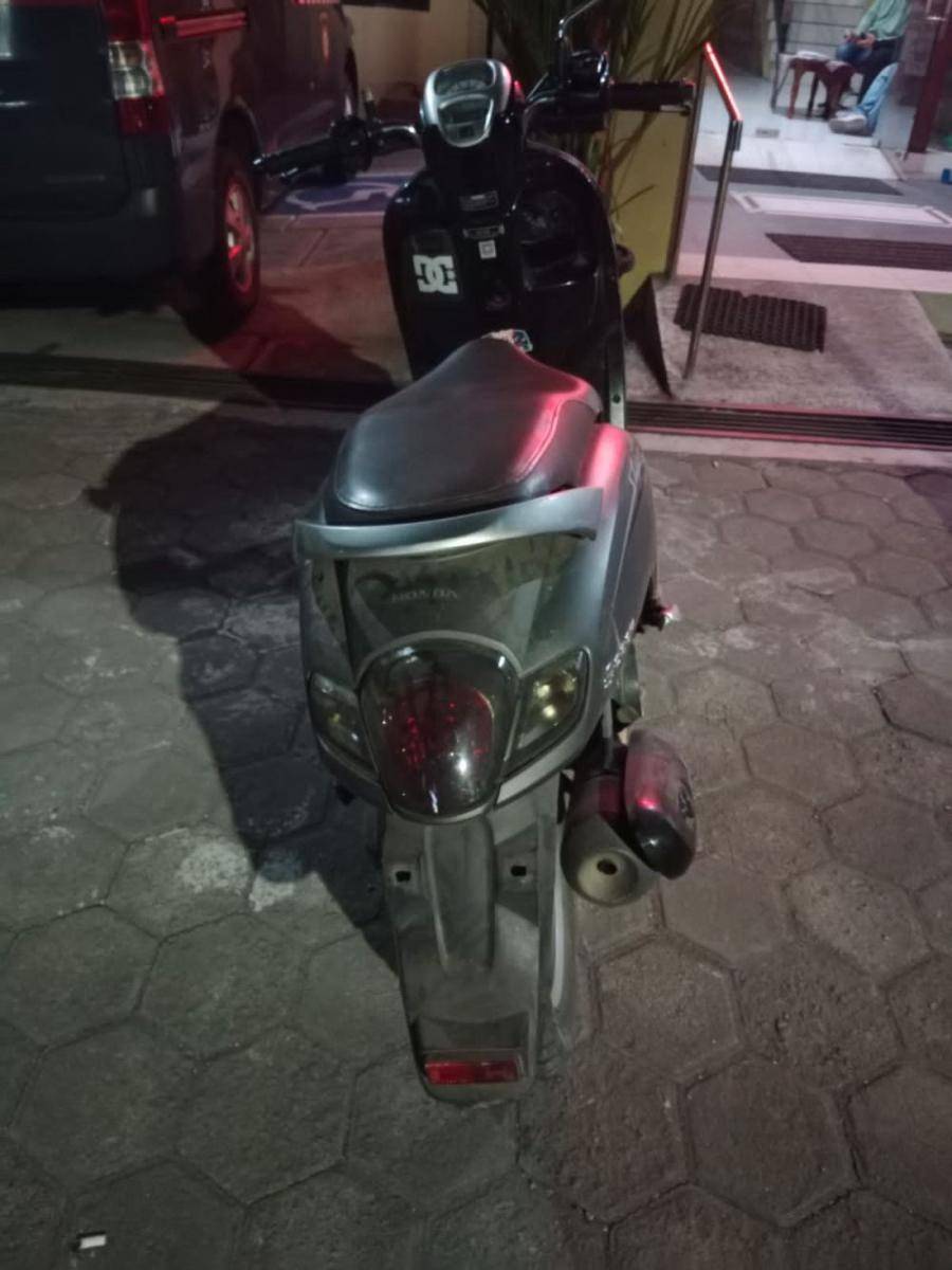 Sepeda motor milik pelaku yang turut diamankan Pokdarkamtibmas. (Dok.Polres Bantul)
