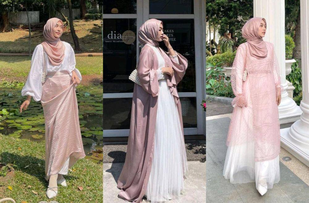 OOTD hijab pink (instagram.com/arclunapasha)