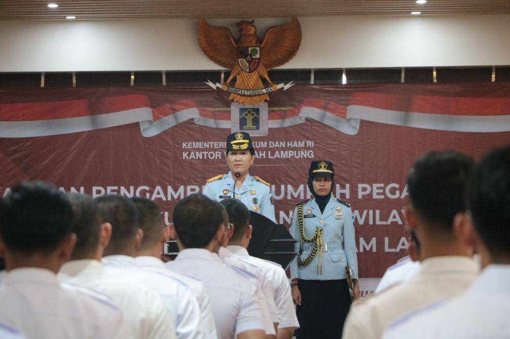 Sosok Kakanwil Kemenkumham Lampung, Sorta Delima Lumban Tobing. (Dok. Kanwil Kemenkumham Lampung).