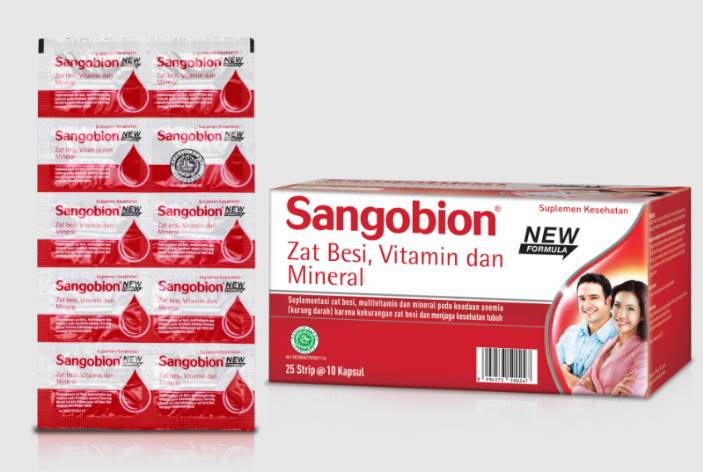 Suplemen Sangobion. (sangobion.co.id)