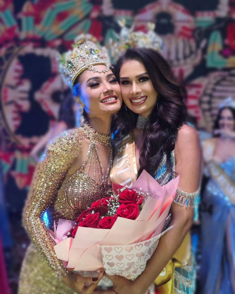 Potret Kompilasi Sahida Sheik di Ajang Miss Aura International 2023 (Instagram.com/yayasanduniamegabintang)