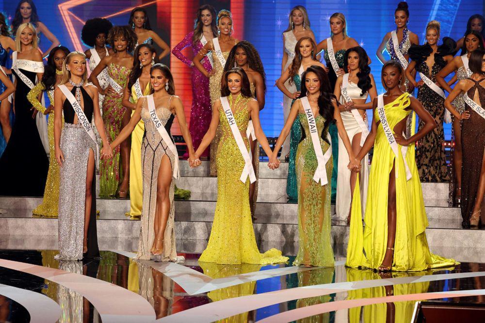 7 Potret Gaun Malam Indah di Final Miss USA 2023