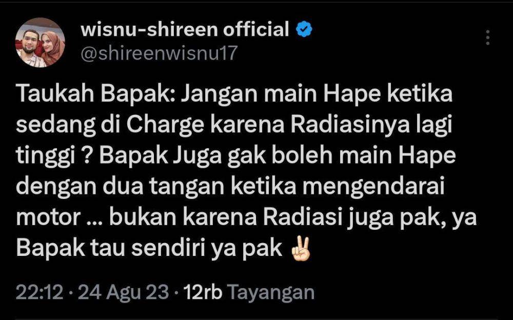 pertanyaan kocak ala Teuku Wisnu (x.com/shireenwisnu17)