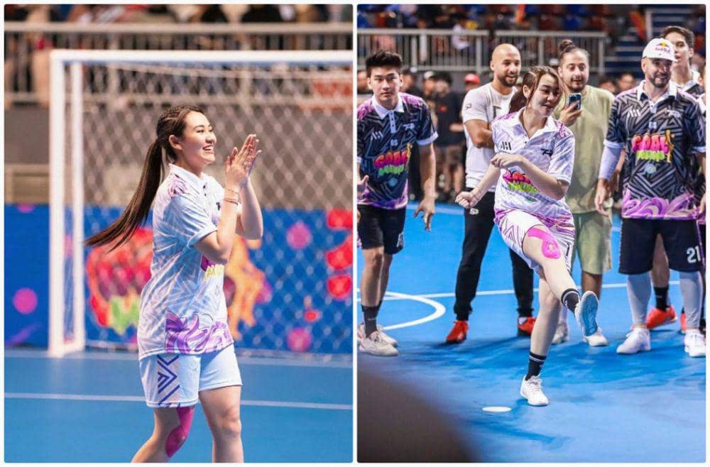 9 Potret Aaliyah Massaid di Pertandingan Futsal, Cetak Gol!