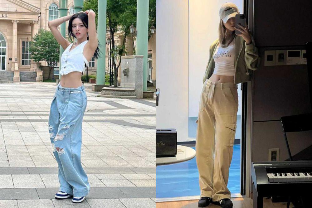 9 Inspirasi Padu Padan  Crop Top ala Yuna ITZY, Simpel dan Stunning!