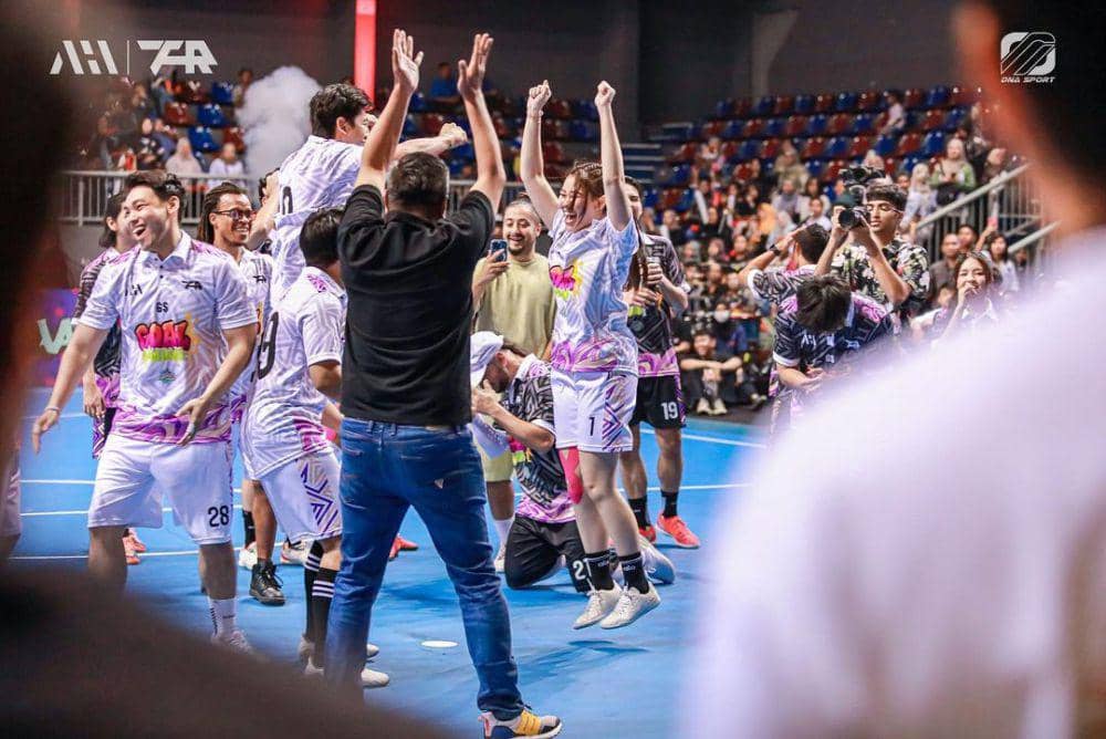 potret Aaliyah Massaid tanding futsal (instagram.com/aaliyah.massaid)