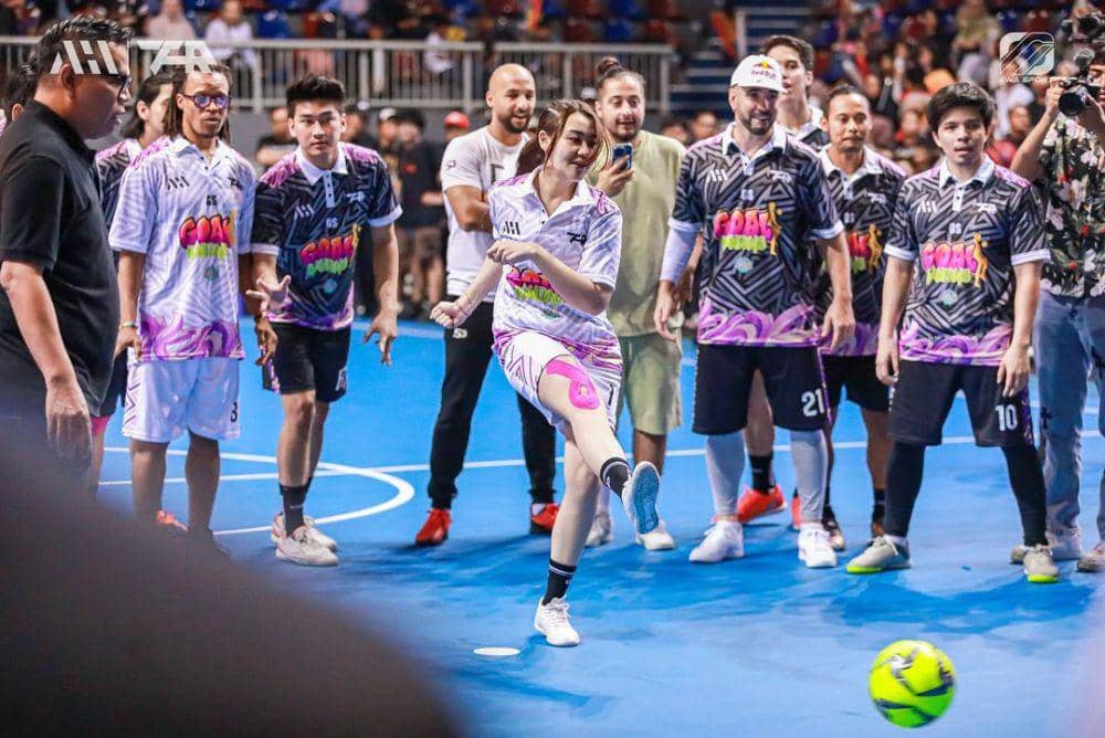 potret Aaliyah Massaid tanding futsal (instagram.com/aaliyah.massaid)