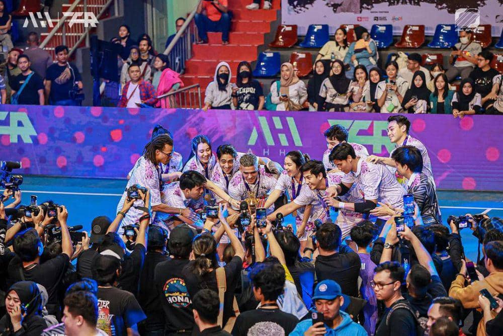 potret Aaliyah Massaid tanding futsal (instagram.com/aaliyah.massaid)