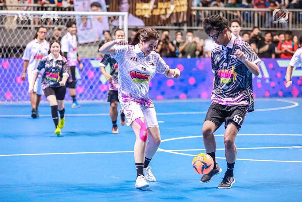 potret Aaliyah Massaid tanding futsal (instagram.com/aaliyah.massaid)