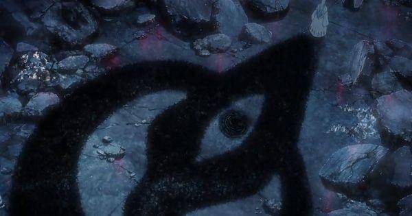 Bayangan Ukitake membentuk sosok misterius ( Dok. Pierrot / Bleach: Thousand-Year Blood War )