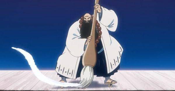 Ichimonji mengeluarkan tinta putih ( Dok. Pierrot / Bleach: Thousand-Year Blood War )