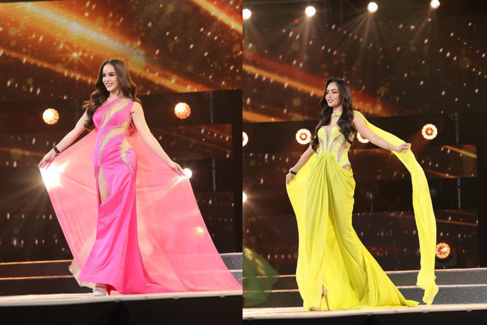 7 Potret Gaun Malam Menawan di Final Miss World Thailand 2023