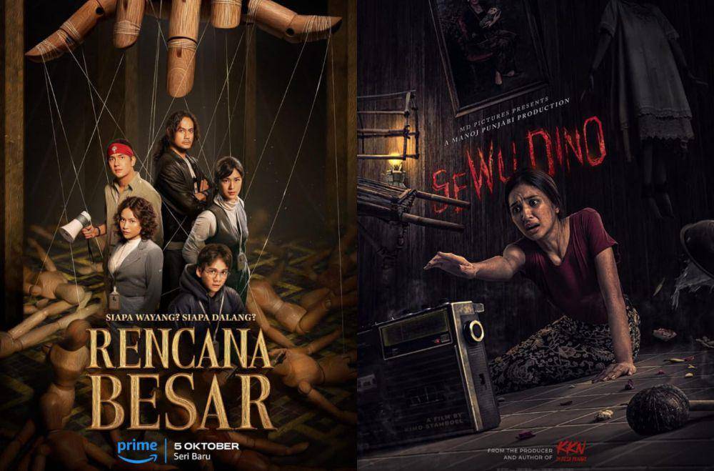 Film Prime Video akhir tahun (dok. Falcon Pictures / Rencana Besar | dok. MD Pictures / Sewu Dino)