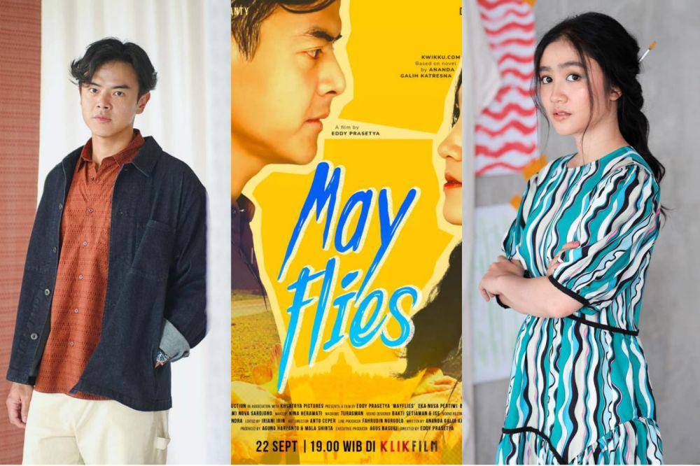 Aktris lawan main Dion Wiyoko yang lebih muda  (instagram.com/dionwiyoko | dok. Klik Film / Mayflies | instagram.com/febbyrastanty)