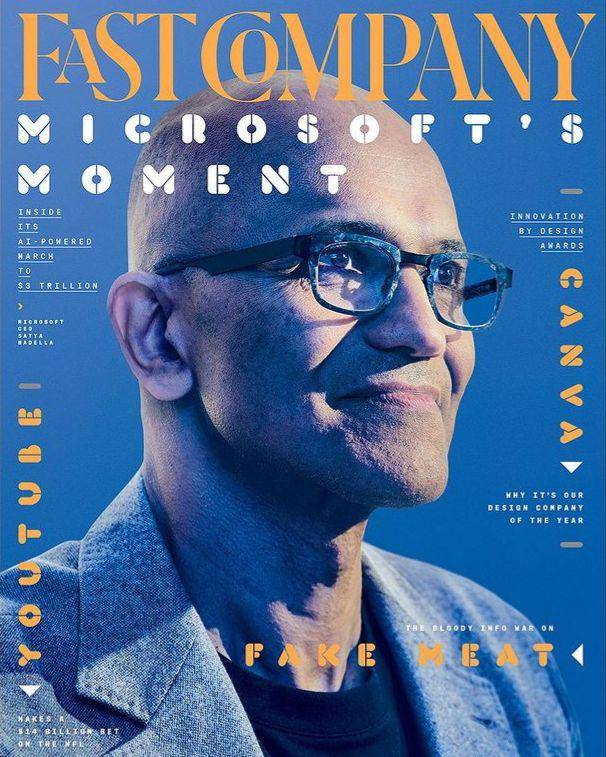 Satya Nadella, CEO Microsoft (instagram.com/microsoft)