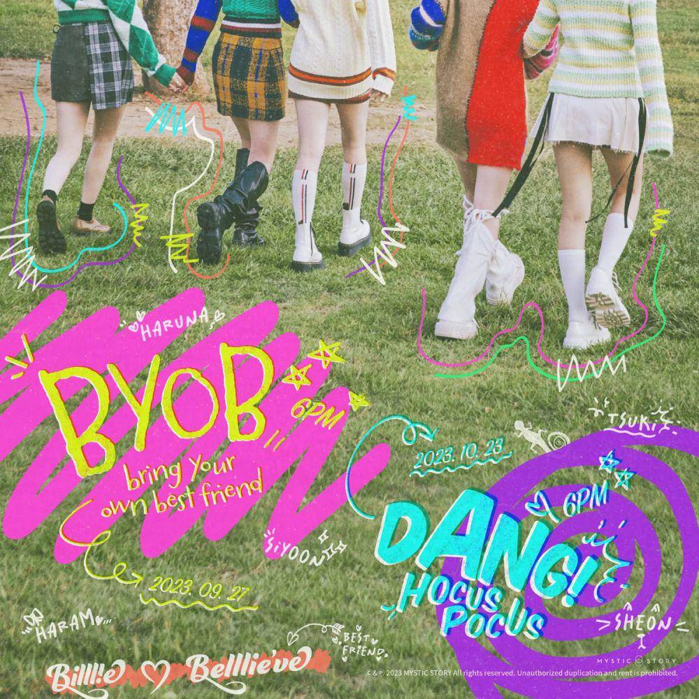 poster single album Billlie, side-B : memoirs of echo unseen (twitter.com/Billlieofficial)