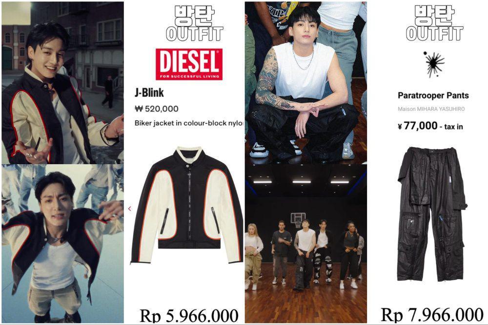 10 Harga Outfit Jungkook BTS di Single Kedua 3D, Mewah!