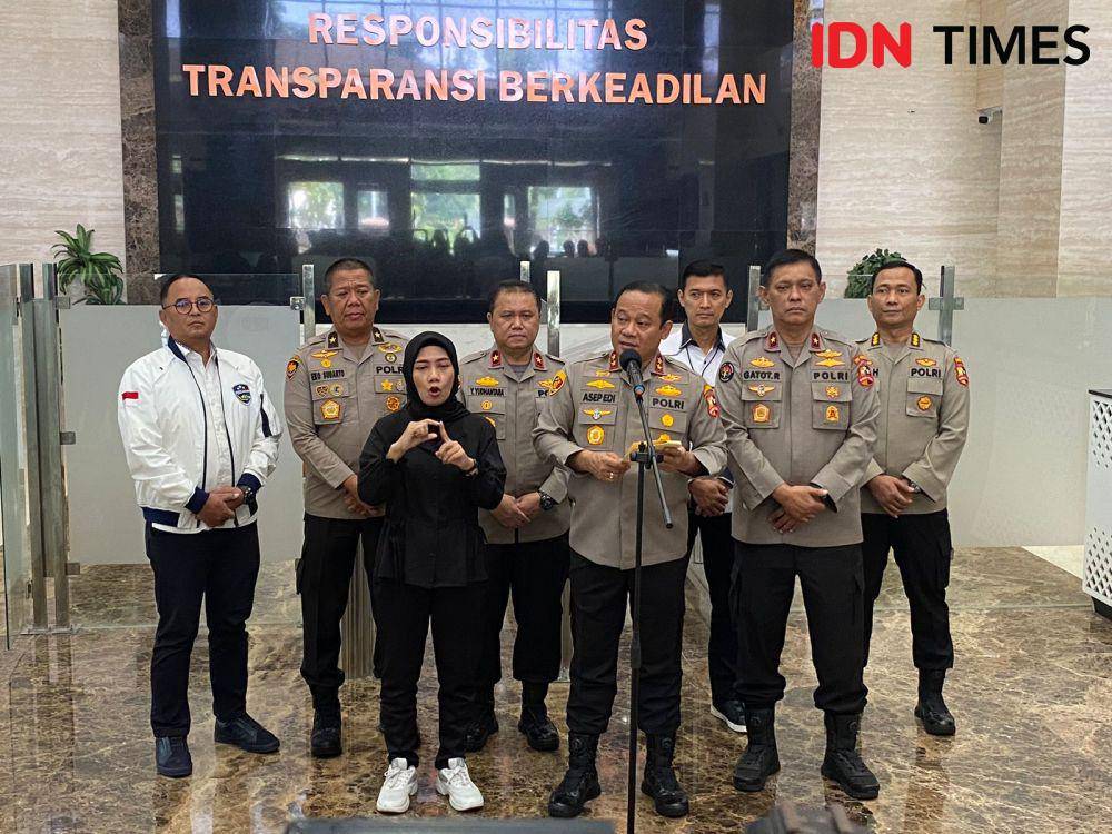 Polri resmi mengaktifkan kembali Operasi Nusantara Cooling System untuk Pemilu 2024 (IDN Times/Irfan Fathurohman)