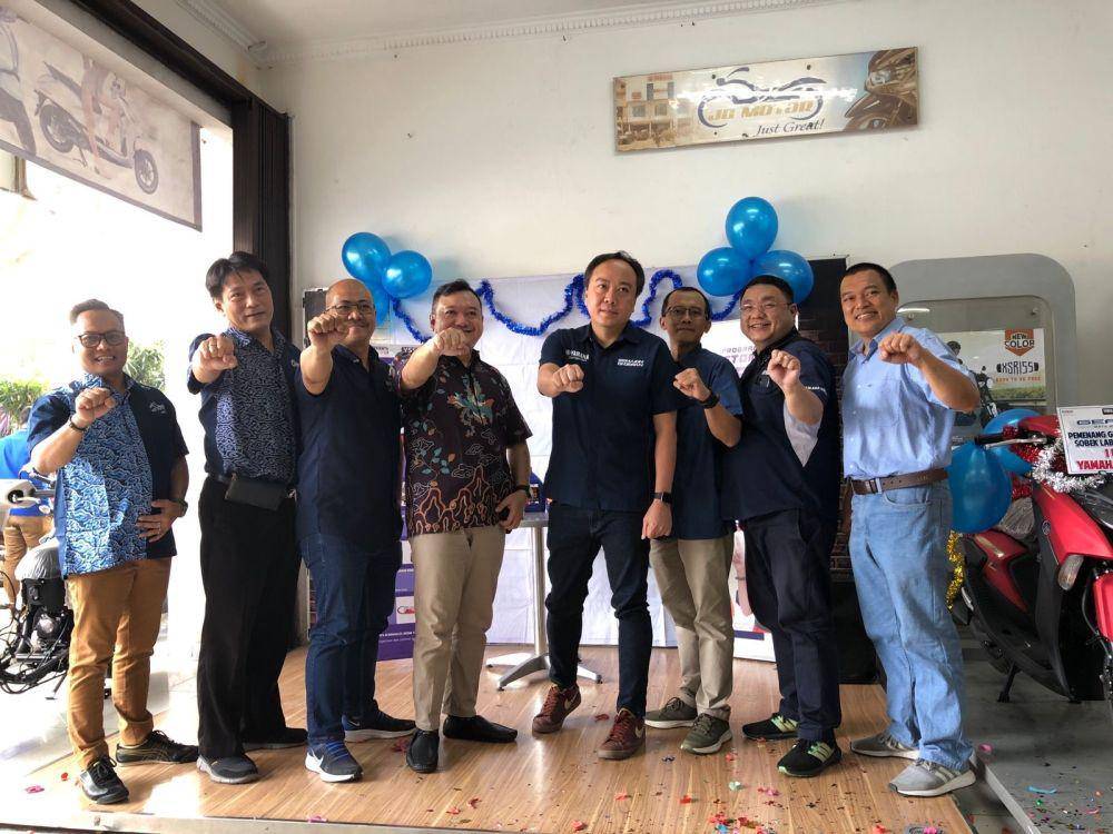 Pengguna Yamalube yang mendapatkan unit motor gratis (Yamaha)