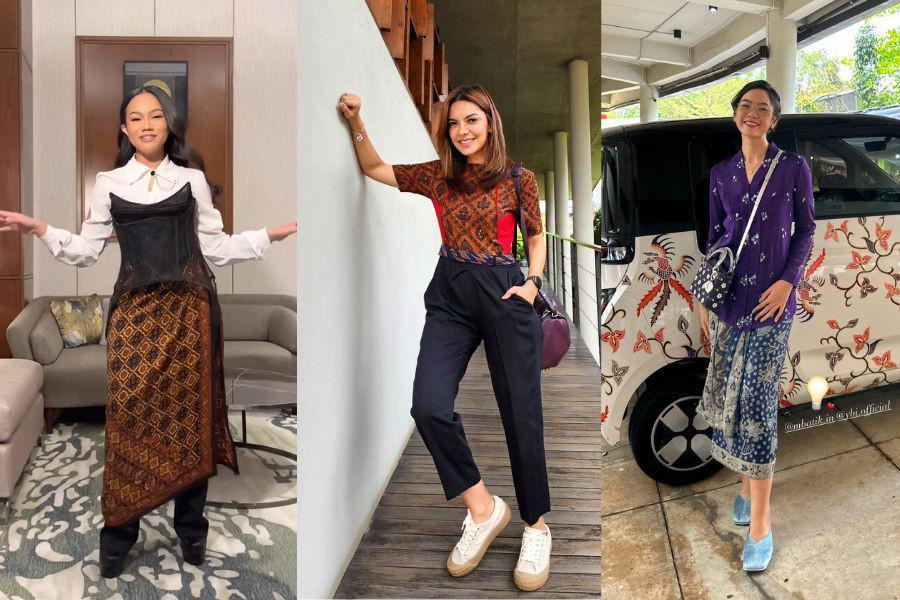 8 Gaya Artis Rayakan Hari Batik Nasional 2023, Tampilan Penuh Wibawa!