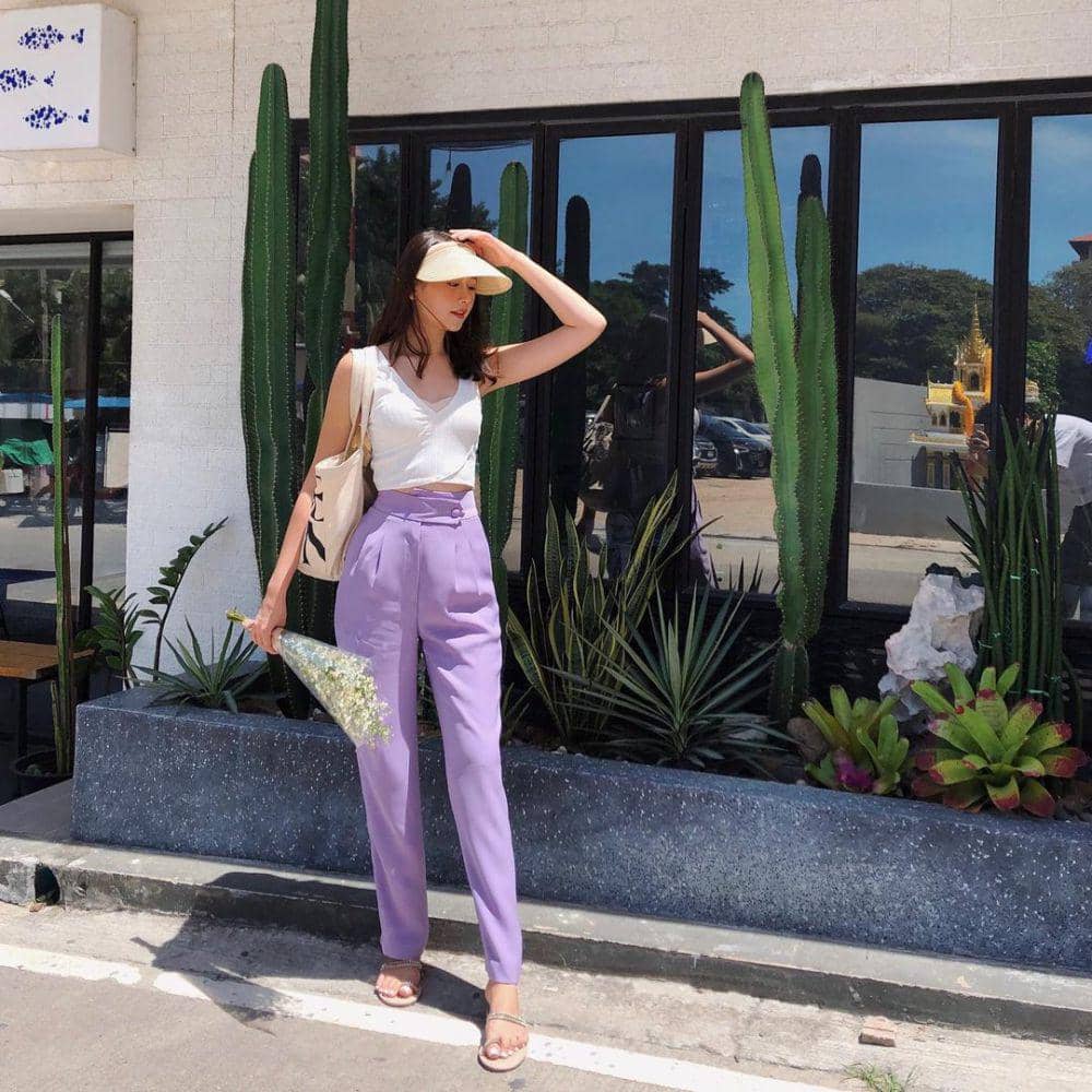 ide sleeveless outfit ala Neen Suwanamas (instagram.com/neenneeen)