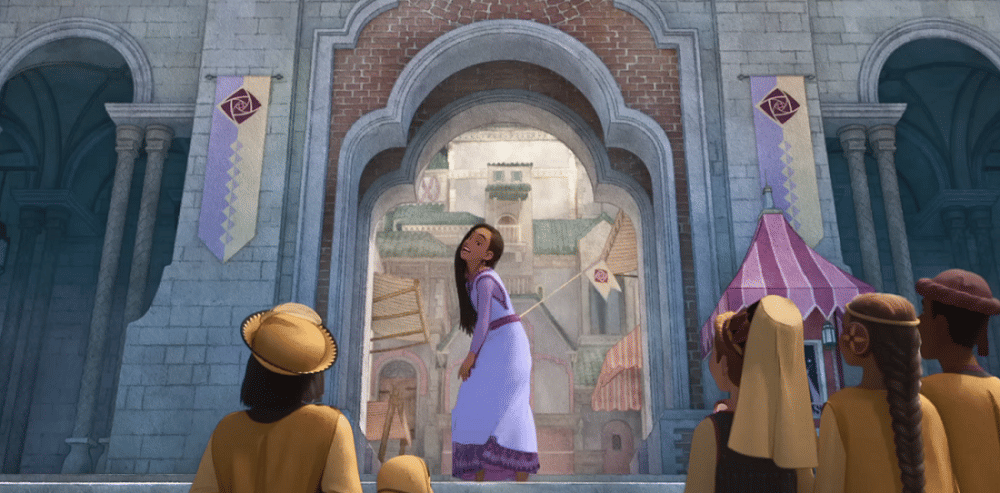 Asha dalam film Wish Disney (dok. Walt Disney Animation Studios/ Wish)