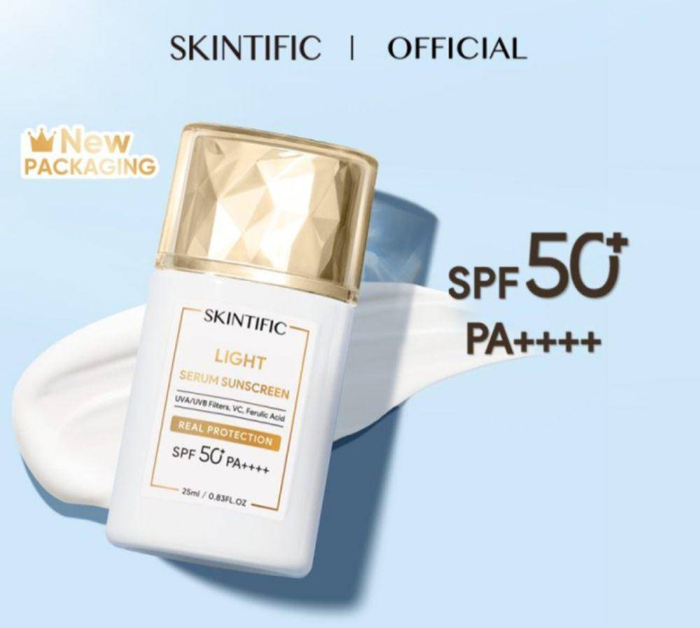 Skintific Light Serum Sunscreen SPF50 PA++++ (tokopedia.com/FRESH SHOP BY MEITA)
