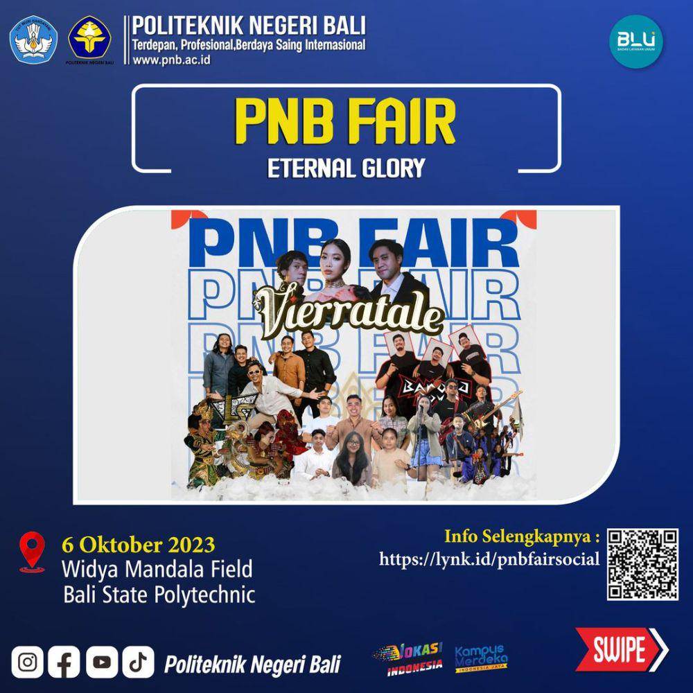 PNB Fair 6 Oktober 2023 (Instagram.com/@politeknik_negeri_bali)