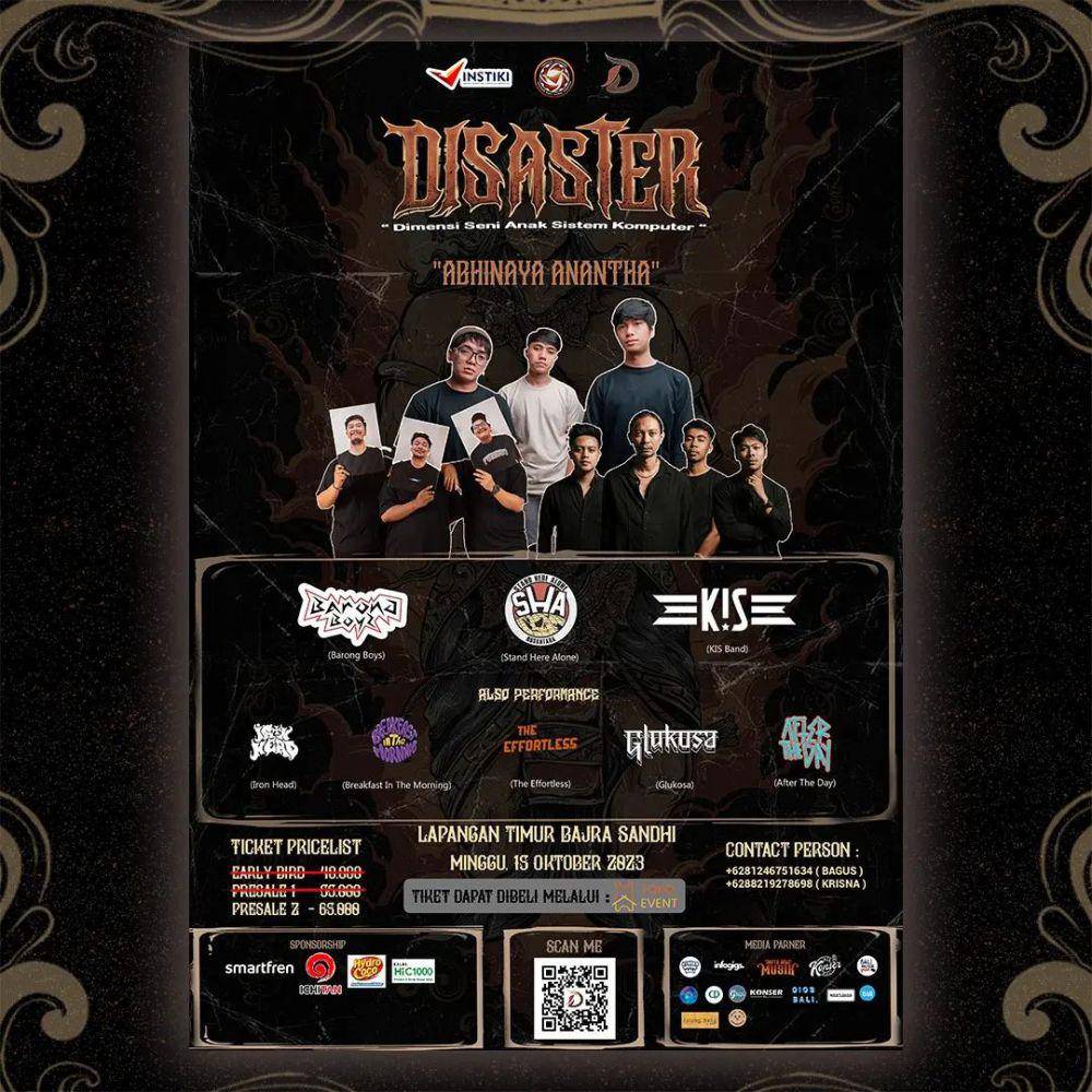 DISASTER #4 pada 15 Oktober 2023 nanti (Instagram.com/@himask_instiki)