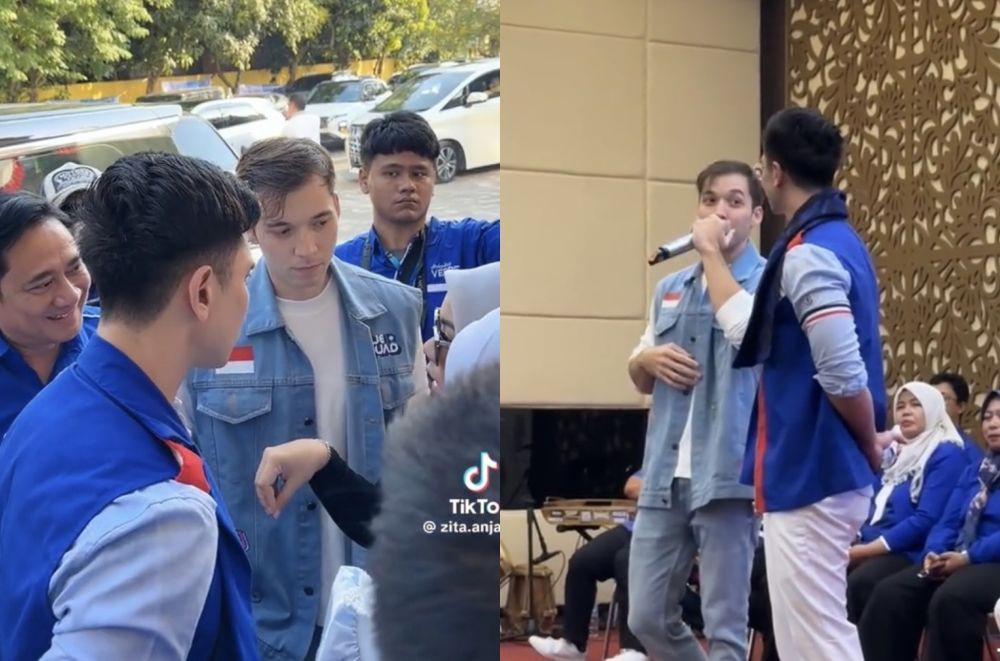 7 Potret Stefan William Dikenalkan Jadi Kader PAN, Akrab Sama Verrell