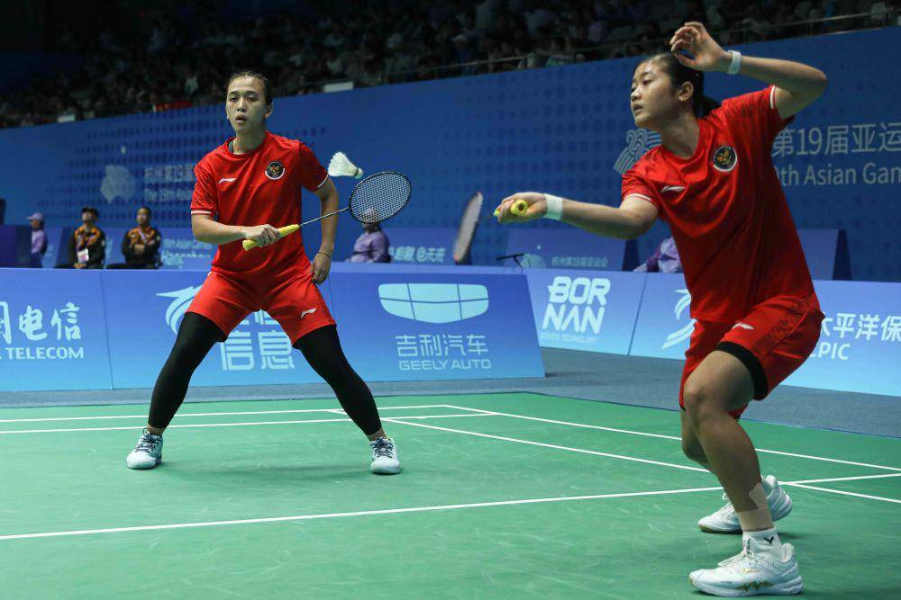 Febriana Dwipuji Kusuma/Amalia Cahaya Pratiwi debut di Asian Games 2022 Hangzhou (dok. PP PBSI)