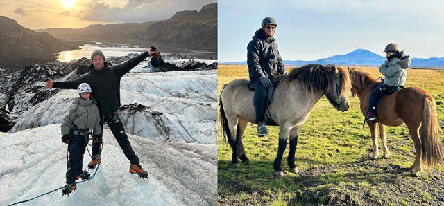 9 Potret Chris Hemsworth dengan Sang Putri Bertualang di Alam