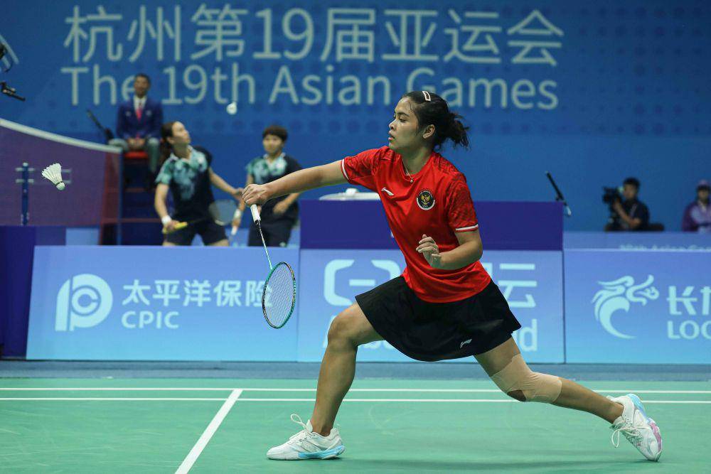 Gregoria Mariska Tunjung di nomor perorangan Asian Games 2022 Hangzhou (dok. PP PBSI)